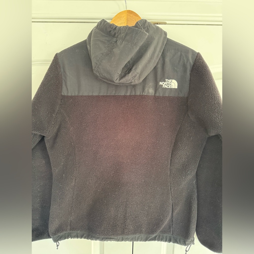 The North Face Black Fleece Jacket Hooded Retro Denali Jacket Windbreake… - Picture 6 of 9